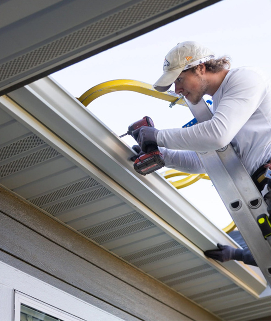 монтаж водостока